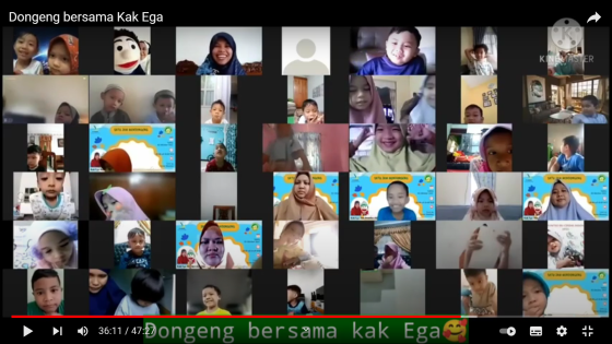 Dongeng bersama Kak Ega